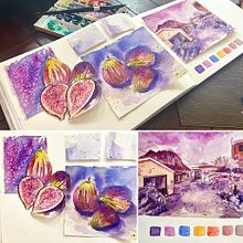 My project for course: Modern Urban Sketching Techniques with Mixed Media. Un progetto di Illustrazione tradizionale, Pittura, Illustrazione architettonica e Illustrazione con inchiostro di chryssy - 27.10.2022