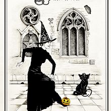 My project for course: Fairy-Tale Illustration with Pen and Ink. Un progetto di Disegno, Disegno artistico e Illustrazione con inchiostro di Gyongyi Nagy - 29.10.2022