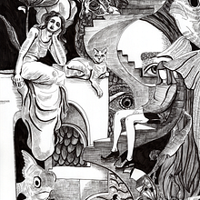My project for course: Dreamlike Illustration: Draw Your Imagination. Un proyecto de Ilustración tradicional, Dibujo e Ilustración con tinta de Adiba Mahmoud - 25.10.2022