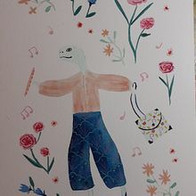 Mon projet du cours : Création d’aquarelles délicates pour l’illustration narrative. Traditional illustration, Watercolor Painting, and Children's Illustration project by roland_pauline - 10.29.2022