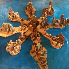 Stargate Atlantis in clay. Sculpture project by Sonny Hawkins - 03.03.2009