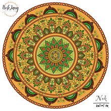 My project for course: The Art of Mandala Drawing: Create Geometric Patterns. Un projet de Dessin et Illustration à l'encre de Kanjanaphorn Sutsaaythong - 27.10.2022