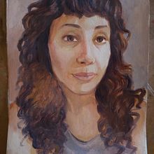 Meu projeto do curso: Retrato artístico a óleo sobre papel Ein Projekt aus dem Bereich Bildende Künste, Malerei und Ölmalerei von Diogo Lima - 27.10.2022