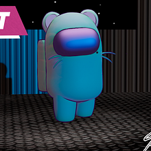 Among Us Stray Kids Jin. Design, and 3D Modeling project by Manuel Alejandro Sánchez Peña - 10.12.2022