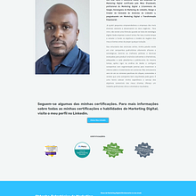 Meu projeto do curso: Criação de um site profissional com WordPress. Un progetto di UX / UI, Informatica, Web design, Web development, Sviluppo No-Code e Design di prodotti digitali di Marcelino Lucas - 19.10.2022