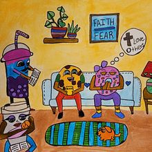 Praying food. Un progetto di Belle arti di mrs_jasminealwedyan - 31.10.2022