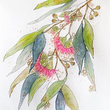 My project for course: Artistic Floral Watercolor: Connect with Nature. Un progetto di Illustrazione tradizionale, Pittura, Pittura ad acquerello e Illustrazione botanica di sooz - 08.11.2022
