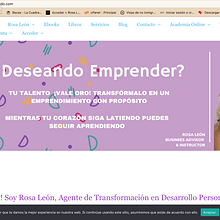 SiQuieroPorEsoPuedo (Página de coaching) en WordPress. Un projet de Webdesign , et Développement web de Andrea León - 18.08.2020