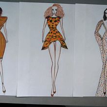 Meu projeto do curso: Ilustração de croqui de moda. Traditional illustration, Sketching, Fashion Design, Digital Drawing, and Fashion Illustration	 project by Daniel Falcão Tomé - 10.31.2022