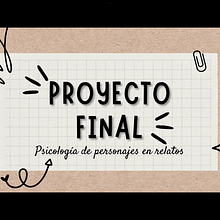 Mi proyecto del curso: Psicología de personajes en relatos. Projekt z dziedziny Pisanie, Narracja, Beletr, st, ka, Kreat i wne pisanie użytkownika Idalia Vazquez Haro - 29.10.2022