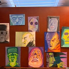MONSTER MASH!! Stylized Portrait Painting In Gouache . Traditional illustration, Painting, Gouache Painting, and Character Design project by Dietrich Adonis (Ordoñez) - 10.31.2022