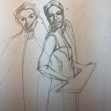 views around town. Motion Graphics, and Sketching project by Chloe - 10.31.2022