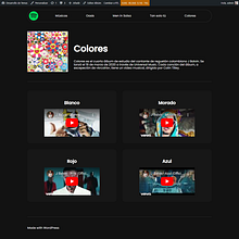 Spotify WordPress. IT, Web Design, Web Development, and No-Code Development project by Diego Amorin Segovia - 10.31.2022
