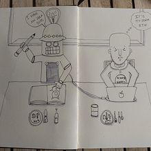 Mon projet du cours : L’art du sketching : transformez vos esquisses en œuvres d’art. Traditional illustration, Pencil Drawing, Drawing, and Sketchbook project by kermxav - 11.01.2022