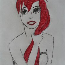 Ariel. Un progetto di Disegno con matite colorate e Bozzetti di Alina - 01.11.2022