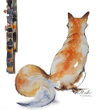 Pintando a Raposa. Watercolor Painting project by Ana Mioli - 11.01.2022