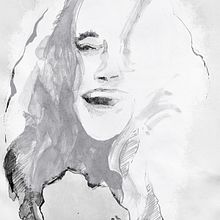 My project for course: Mindful Painting with India Ink. Traditional illustration, Fine Arts, Painting, Pencil Drawing, Portrait Drawing, Artistic Drawing & Ink Illustration project by Tom Itterbeek - 10.01.2022
