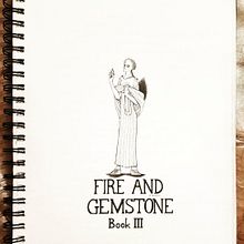 FIRE AND GEMSTONE, an illustrated novel. Traditional illustration, and Fiction Writing project by Sasha Welm - 11.01.2022