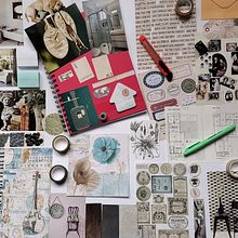 A casa abriga o tudo e o nada. Un proyecto de Ilustración tradicional, Collage, Creatividad, Sketchbook y Papercraft de ROSA ACASSIA LUIZARI - 02.11.2022