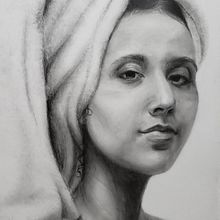 Mi proyecto del curso: Retrato realista con lápiz de grafito. Fine Arts, Sketching, Pencil Drawing, Drawing, Portrait Drawing, Realistic Drawing, Artistic Drawing, and Figure Drawing project by Sarah de Carvalho - 11.02.2022