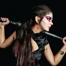 Warrior princess. Photograph, Photograph, Post-production, Photo Retouching, Portrait Photograph, Studio Photograph, Fine-Art Photograph, Photomontage, and Self-Portrait Photograph project by Iulia Tenovici - 11.02.2022