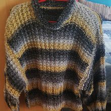 Mi proyecto del curso: Introducción al tejido de punto de prendas oversize . Desain Aksesori, Desain Busana, Seni Serat, Dan Merajut proyek oleh pepaperezdearmas - 11.02.2022
