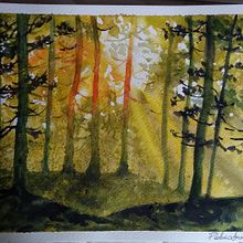 A little piece of paradise. Pintura, e Pintura em aquarela projeto de Lorena Pedna - 02.11.2022