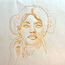 VIBRANT PORTRAIT DRAWING WITH COLORED PENCILS: Final project. Een project van Traditionele illustratie,  Tekening y Tekening met potlood van LUTYN BONTE VIRGINIE - 02.11.2022