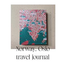 Norway, Oslo travel journal. Design, Bookbinding, Arts, Crafts, and Paper Craft project by Katerina Stryckova - 01.20.2022