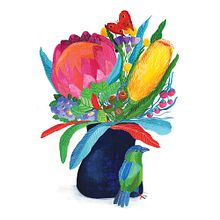 My project for course: Floral Illustration with Gouache Paint. Digital Illustration, Botanical Illustration, and Gouache Painting project by Sofi Fortunato - 10.09.2020