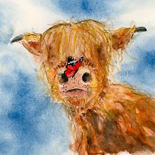 My project for course: Expressive Animal Portraits in Watercolor. Traditional illustration, Watercolor Painting, Realistic Drawing, and Naturalistic Illustration project by Peigi S - 11.03.2022
