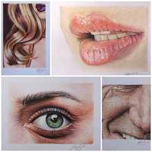 Mon projet du cours : Portrait réaliste aux crayons de couleur. Un progetto di Illustrazione tradizionale, Belle arti, Disegno a matita, Disegno, Disegno di ritratti, Disegno realistico, Disegno artistico e Disegno con matite colorate di Janine Lafond - 03.11.2022