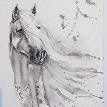 My Project for Course Expressive Animal Portraits in Watercolor. Watercolor Painting, and Traditional illustration project by Ana Mioli - 11.03.2022