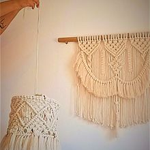 Mi proyecto del curso: Diseño de lámparas en macramé. Un proyecto de Artesanía, Interiorismo, Tejido, Macramé y Diseño textil de iarad.jimenez - 03.11.2022