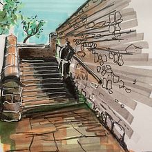Escalera. Un progetto di Illustrazione tradizionale di Fernando Abeijón Martínez - 04.11.2022