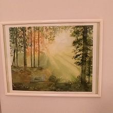 Il mio progetto del corso: Paesaggi incantevoli ad acquerello: dipingi con la luce. Un proyecto de Pintura y Pintura a la acuarela de Marina Senes - 04.11.2022