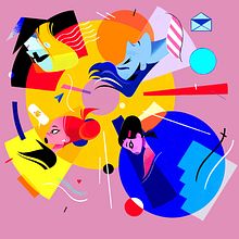 Shopping illustration series. Un projet de Illustration traditionnelle, Design graphique , et Business de Kseniya Cher - 04.11.2022