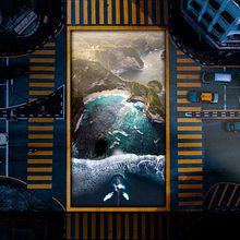 Mon projet du cours : Collage numérique sur Photoshop : composition et effets visuels. Photograph, Collage, Photo Retouching, Fine-Art Photograph, Photographic Composition, and Photomontage project by Pascal Joly - 11.02.2022