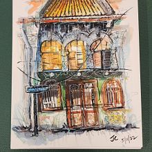 Expressive Architectural Sketching with Colored Markers and water colour. L, scape Architecture, Sketching, and Watercolor Painting project by Janet Chan - 11.03.2022