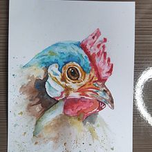 Meu projeto do curso: Retratos expressivos de animais em aquarela. Un proyecto de Ilustración tradicional, Pintura a la acuarela, Dibujo realista e Ilustración naturalista				 de maria jackeline R. dos Santos - 04.11.2022