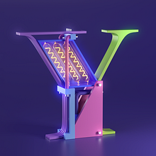 My project for course: 3D Lettering: Modelling and Texturising with Cinema 4D. Un progetto di Motion graphics, 3D, Postproduzione fotografica, Modellazione 3D e Lettering 3D di Gökçen Öztürk - 04.11.2022