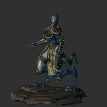 LIzard Warrior - Zbrush. 3D, 3D Modeling, Video Games, Concept Art, and 3D Character Design project by Jairo Valencia - 11.05.2022