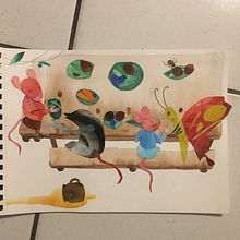 Mon projet : le repas d’automne des amis . % Laureline tarafından hazırlanan Geleneksel illüstras, on, Eskiz çizimi, Yaratıcılık, Çizim, Sulubo, a Resim, Ve Eskiz defteri projesi - 11.05.2022