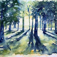 My project for course: Dreamy Watercolor Landscapes: Paint with Light. Projekt z dziedziny  Malarstwo i Malowanie akwarelą użytkownika irossm - 05.11.2022