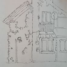 Casa Saint Christophe. Sketching project by Chantal Cerise - 11.05.2022
