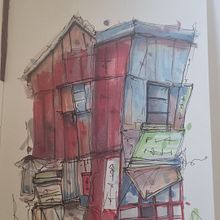 Casa. Sketching project by Chantal Cerise - 10.31.2022