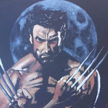 olio su tela Wolverine. Un progetto di Pittura e Illustrazione tradizionale di Emanuele - 05.11.2022