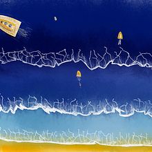 Playa. Traditional illustration project by Luis Alejandro Robayo León - 11.06.2022