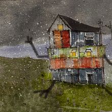 My project for course:  Imaginary Places: Draw, Paint, and Digitize on Photoshop. Sketching, Drawing, Digital Illustration, Architectural Illustration, and Narrative project by Ayesha Khatun - 11.06.2022