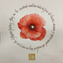 Mi proyecto del curso: Introducción a la caligrafía itálica. Een project van Kalligrafie van gadisel - 06.11.2022